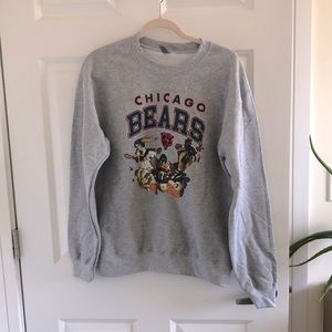 Vintage-Looking NWOT Chicago Bears Loony Tunes Sweatshirts